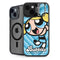 Cartoon Network Powerpuff Girls Bubbles Blue Hearts iPhone 14 Kickstand Case